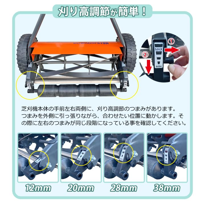 Amazon.co.jp: 芝刈機 手動 ハスクバーナー ノヴォレット540