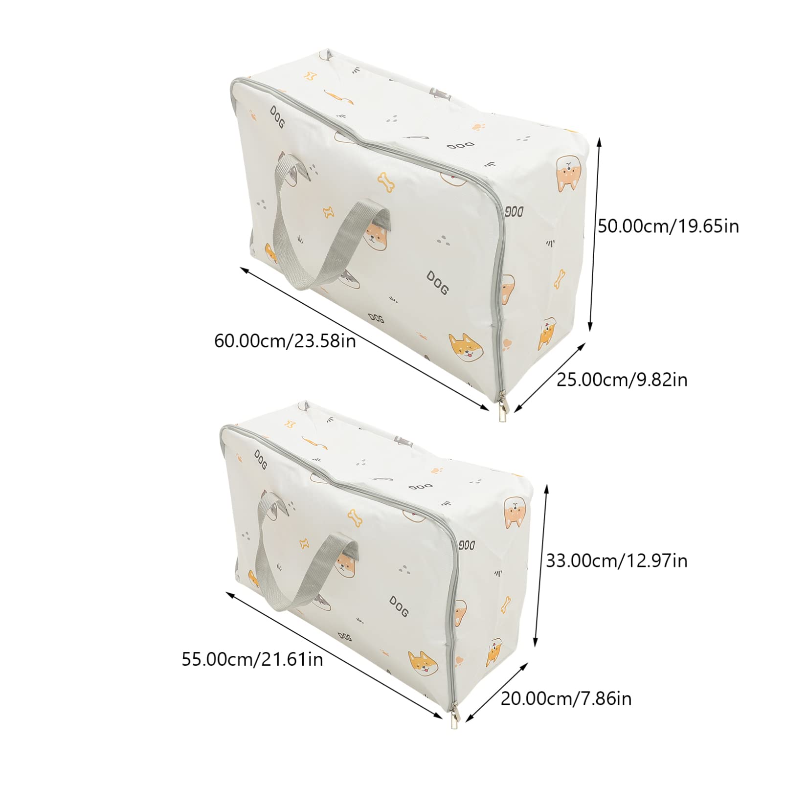 TOPBATHY 2pezzi Borse da Viaggio Impermeabili da Ampia capacità per Immagazzinaggio e Trasporto di Abbigliamento e Accessori Maniglia Pratica per Trasporto Facile