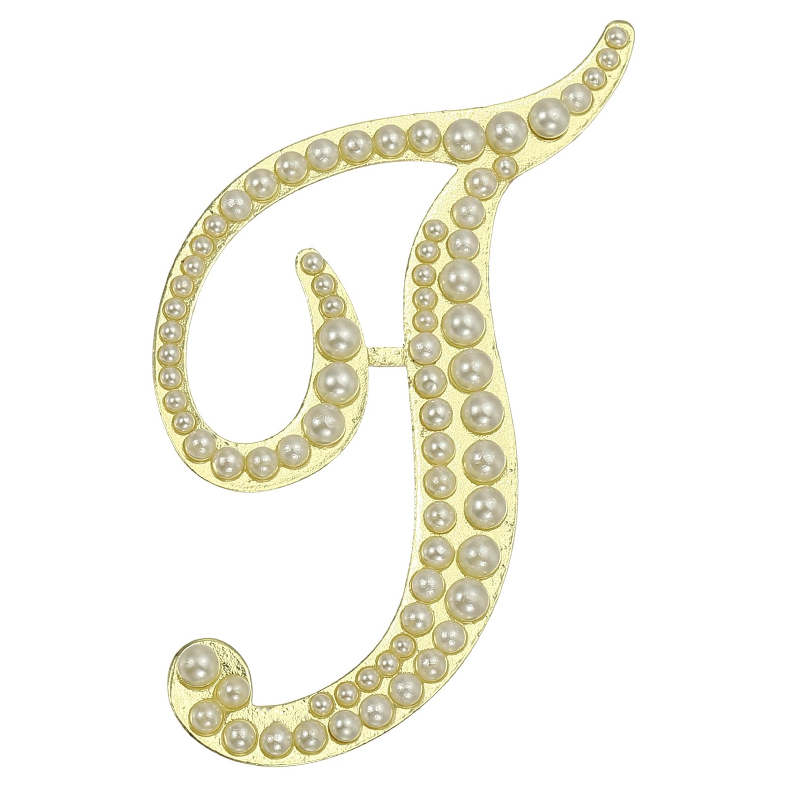 PATIKIL Letter Brooch Pins, Pearl Initial Alphabet Letter Lapel Badges Pin for Women Men Girl Wife Suits Clothes Dress Bouquet Coat Hat Bag Craft Party