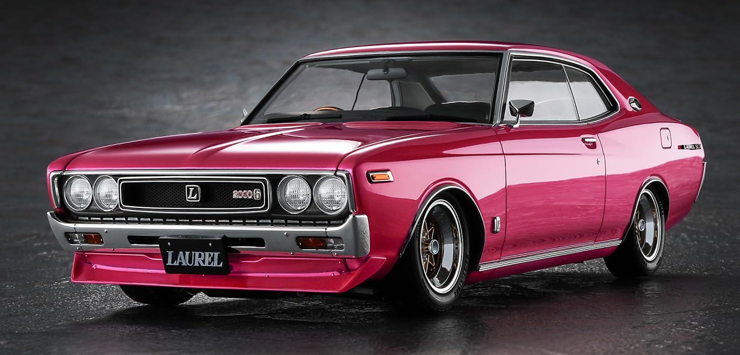 1/24 ローレル 130 カスタム　ジオラマ　旧車　クリアケース付 Amazon.co.jp: ハセガワ 1/24 ニッサン ローレル HT 2000SGX (KHC130