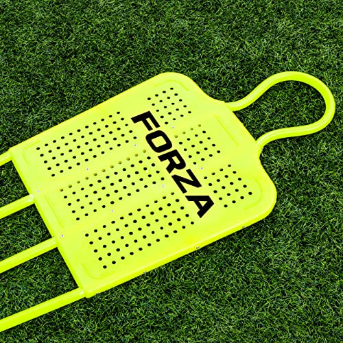 FORZA Astro Fußball-Dummies (Unterlage Werden enthalten) | Freistoß Dummies für Fussball | 3 Größe erhältlich | Eignen Sich für mehrere Oberflächen (Mini, Einzeln)