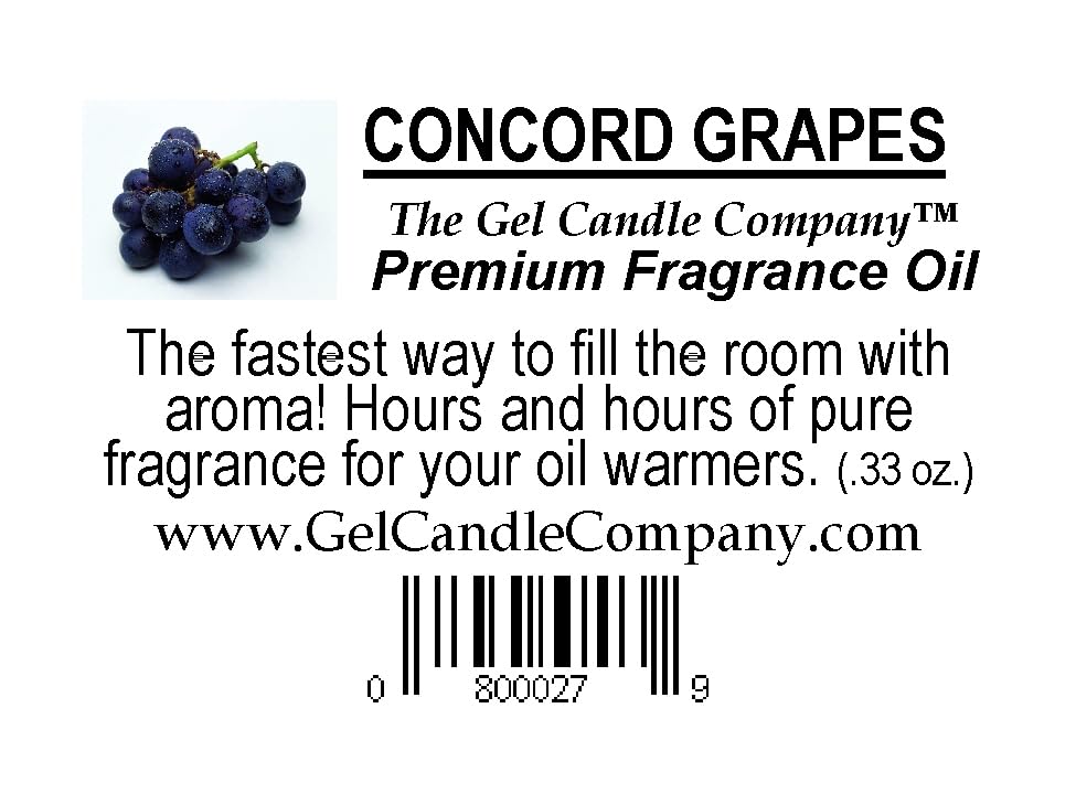 Miniatura 5 de CONCORD GRAPES Fragrance Oil In Amber Glass With Built In Dropper Diffusers And Burners - 10 ML.33 OZ.