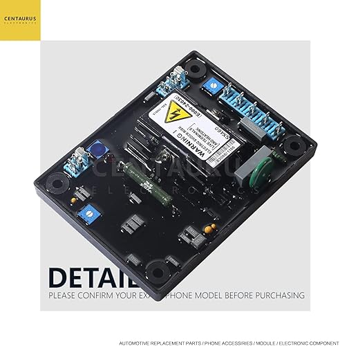 Miniatura 5 de CENTAURUS Compatible con AVR SX460 Regulador de Voltaje Automático Modelos de Control Accesorios Reemplazo para Generador Stamford Genset