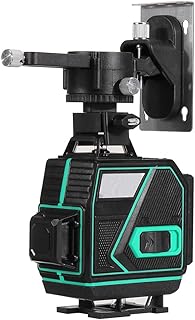 Laser Level 16 Lines Self-Leveling Laser Level Green Laser Level 4D 4x360° Lines Horizontal/Vertical Laser with Rechargeable Battery, Remote Controller, Magnetic Rotating Stand and Hard Case