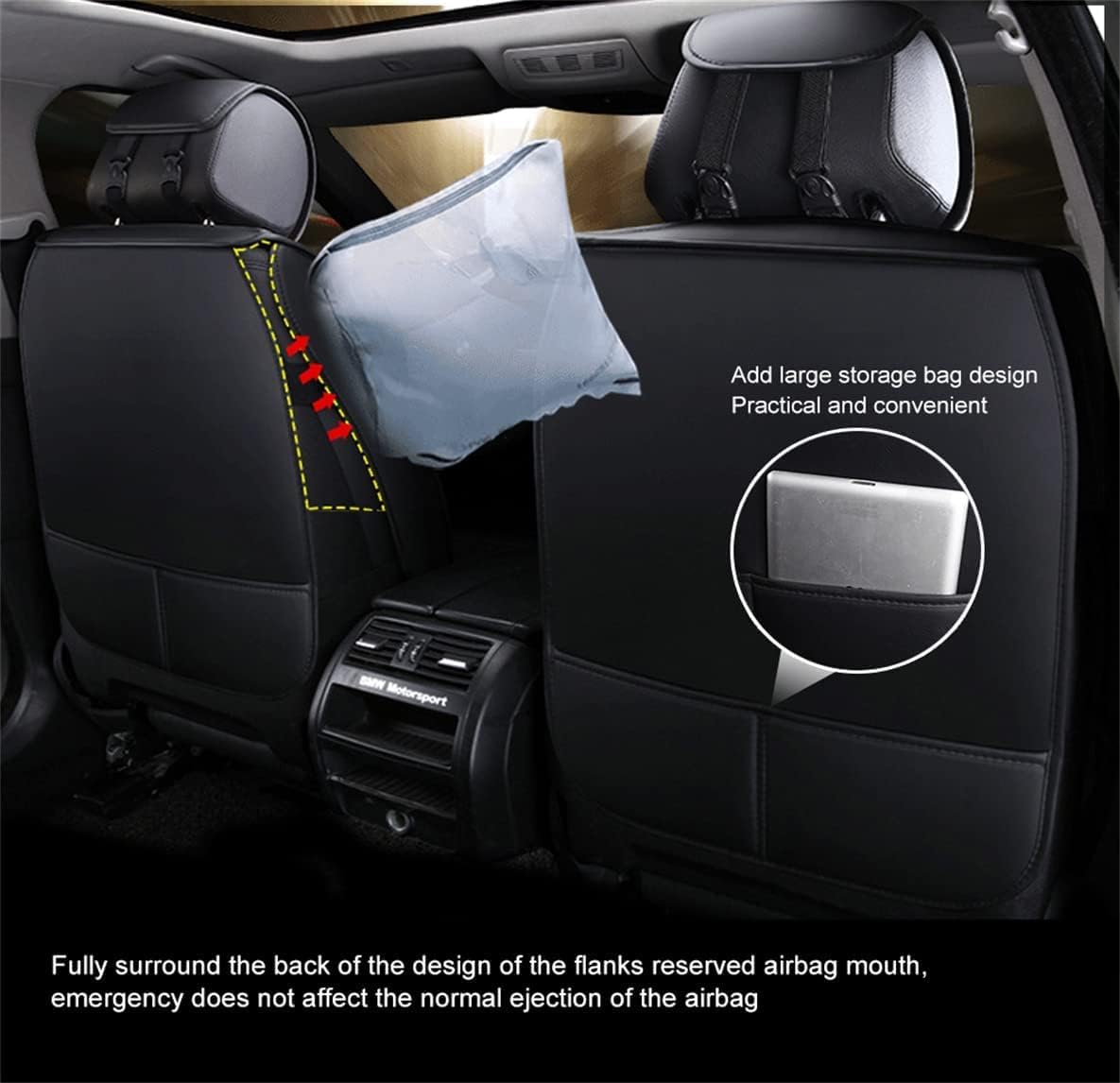 9 Piezas Cuero Coche Juegos Cubreasientos para Hyundai Tucson 2000-2025,5 Plazas Fundas Asiento Impermeables Transpirabilidad Interior Accesorios,Coffee-Standard_Set