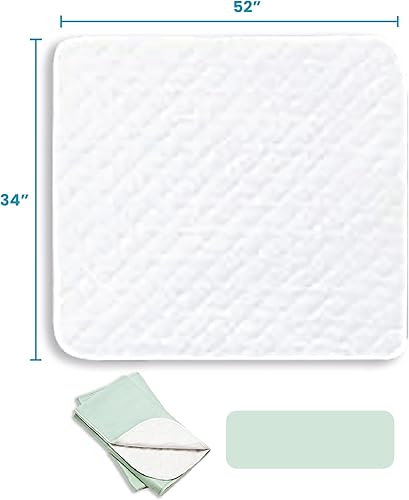 Miniatura 3 de Almohadilla para cama reutilizable, lavable a máquina y se puede secar en secadora, impermeable, extra absorbente, cuidado personal y clasificado en