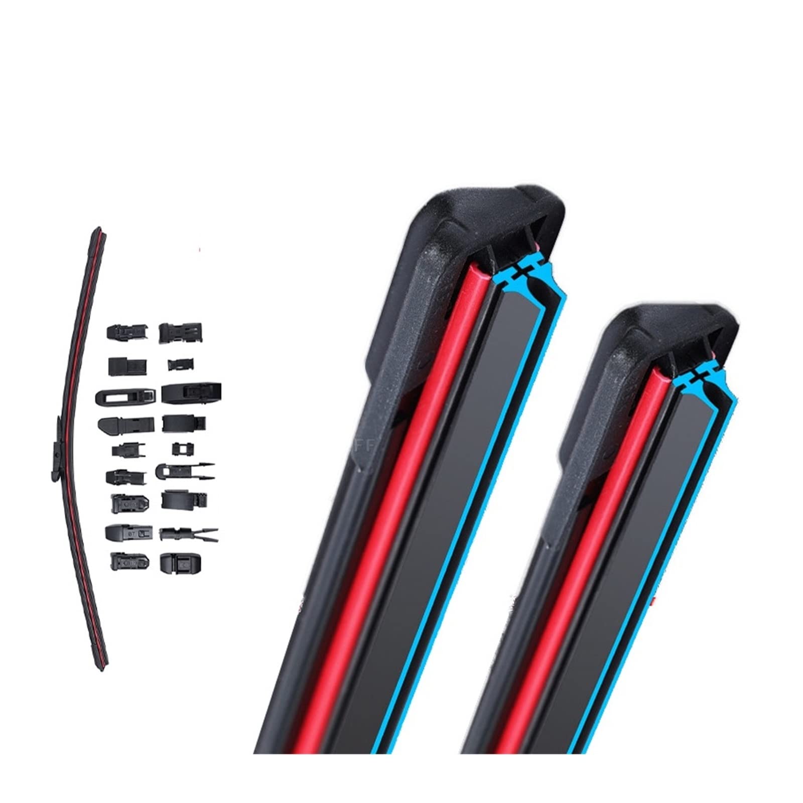 Escobilla Limpiaparabrisas Delantera Para Ford Para Mondeo MK5 CE CD CF Station Wagon Sedan 2012 2013 2014 2018 2019 2021 2022 Limpiaparabrisas De Coche.