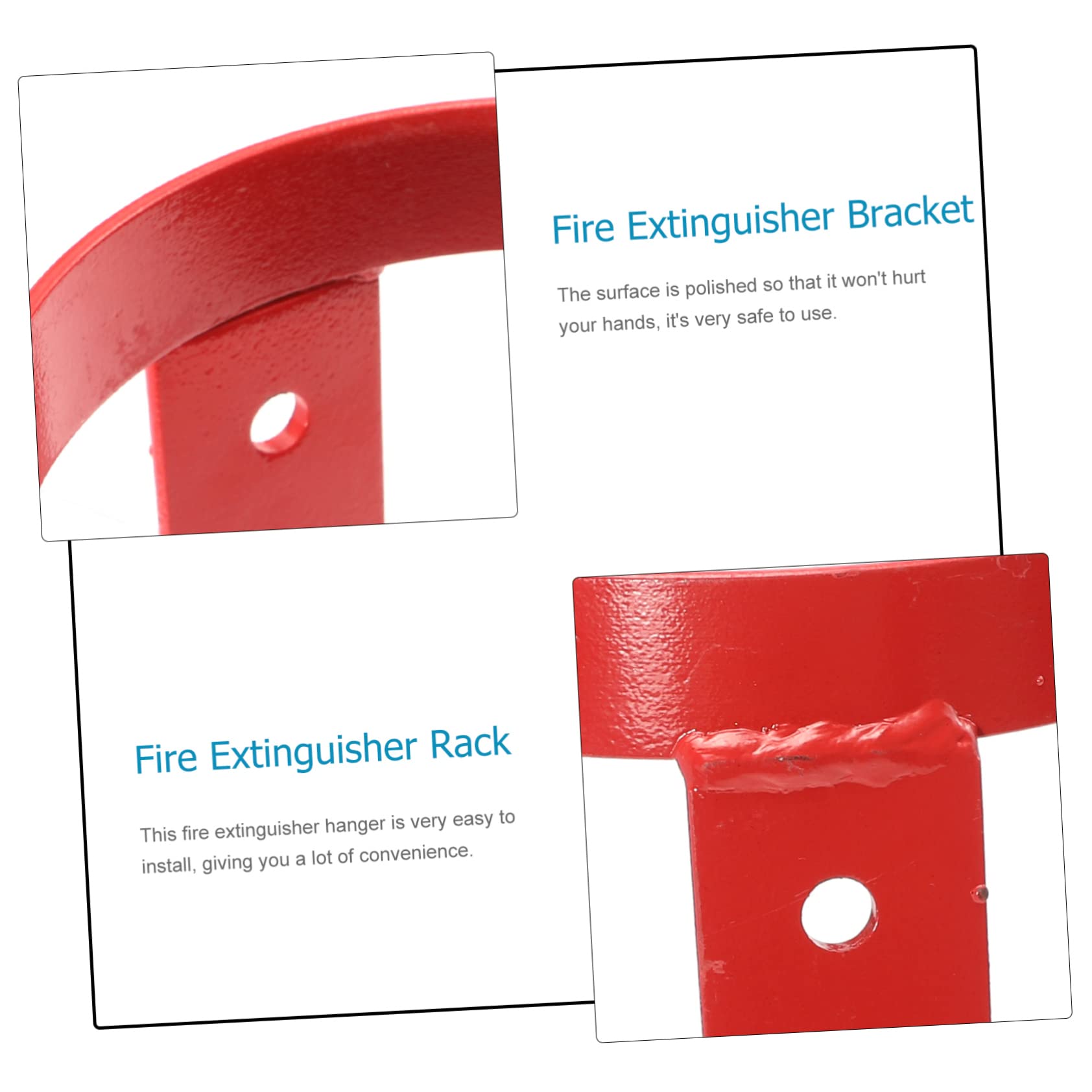 ORFOFE Estante Para Extintores De Metal Colgador De Pared Para Extintor Soporte De Hierro Para Extintor De Incendios Para Fijar Pared