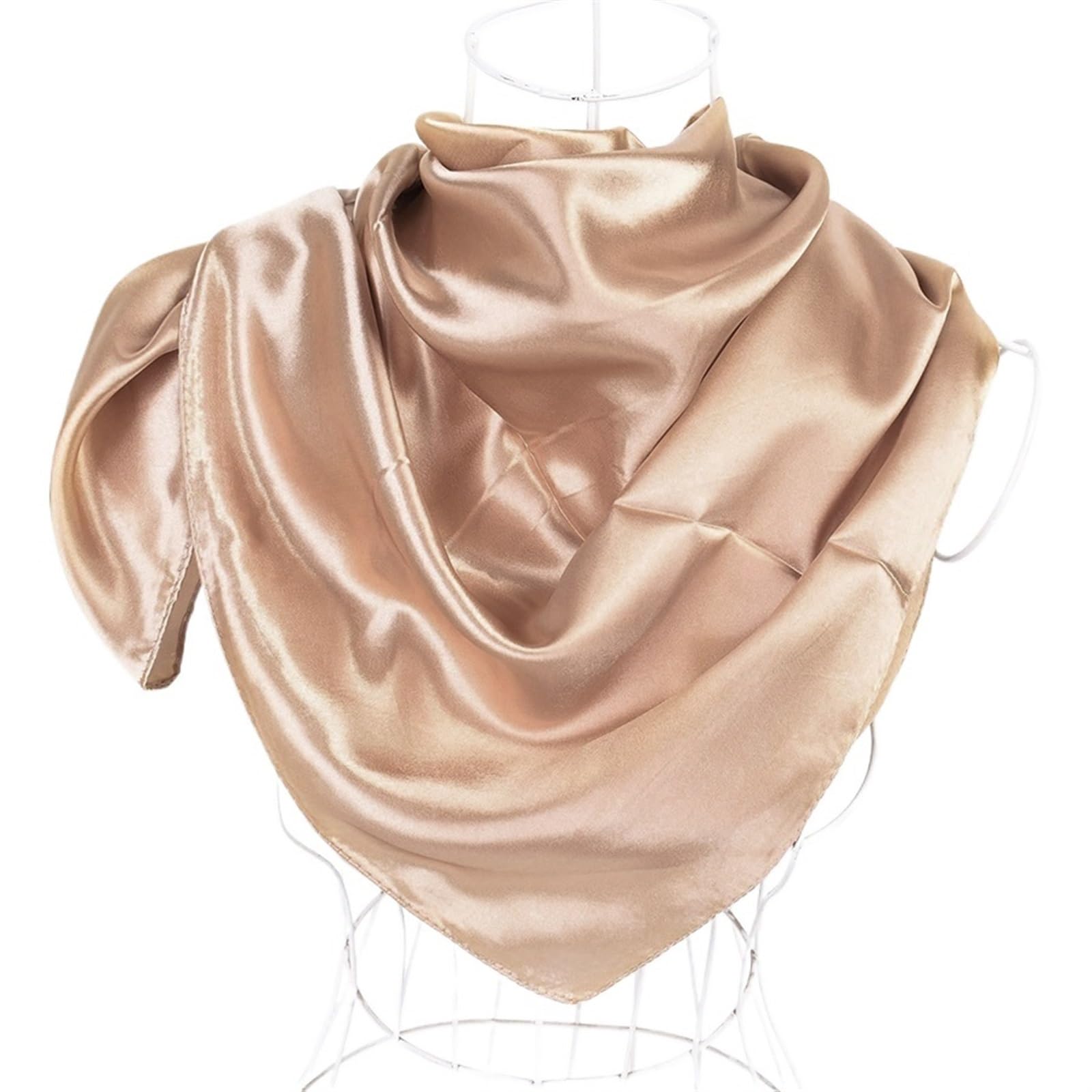 Bufanda Cuadrada de Seda Mulberry, Pañuelo de satén Pañuelo for Mujer Diadema de satén de Seda Pañuelos for el Pelo Satén de Seda Pañuelo Cuadrado de Seda Pañuelo de Seda for Mujer(8)