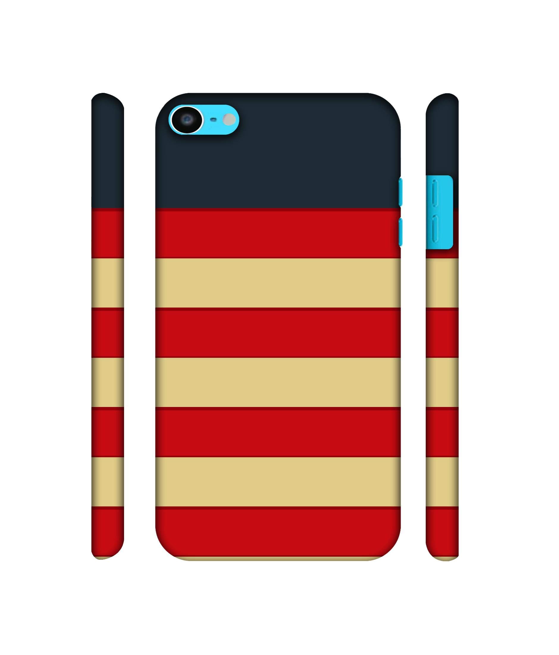 Amazon Brand - Solimo Basic Case for Apple iPod Touch 6th Generation (Plastic_Multicolor)