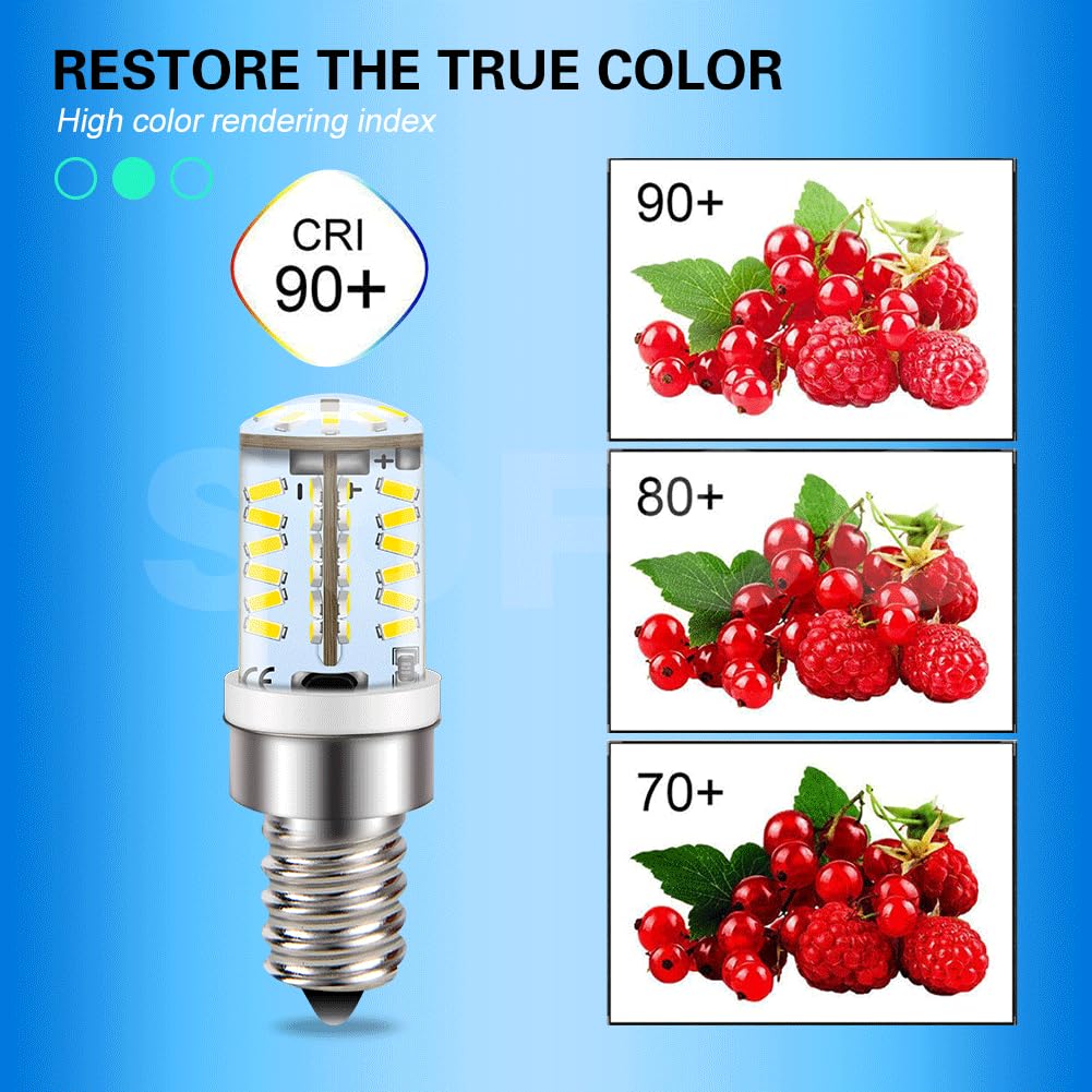 SOFOC E12 12V 2W Biały T15 Silikon Świeca Żyrandol/Kominek 10Pcs