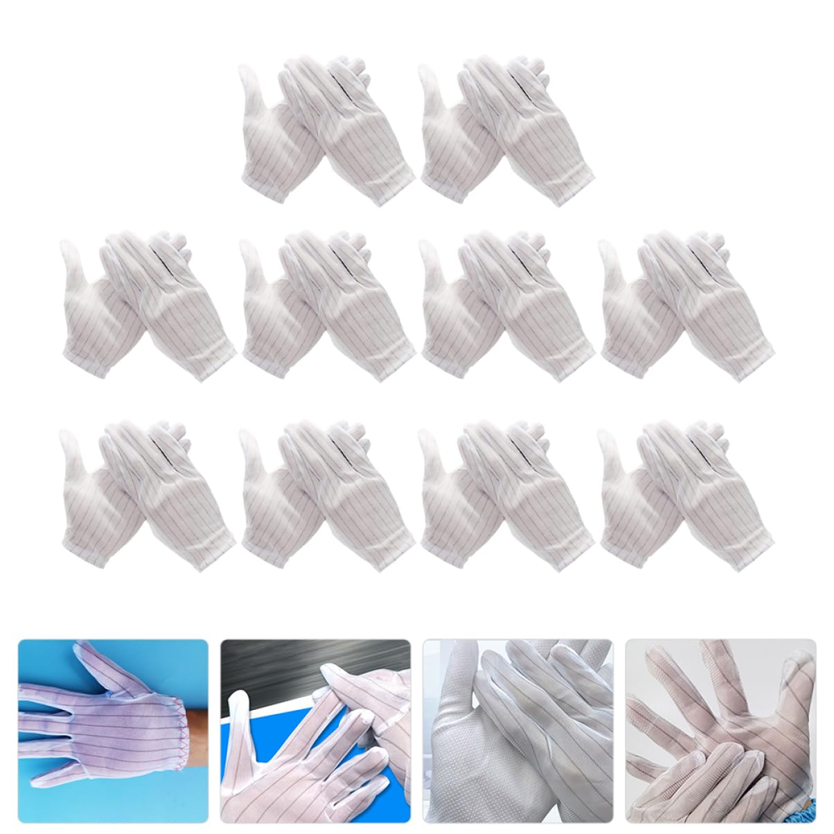 50paare Anti-statik-handschuhe Für Pc-bau Und Elektronikreparatur Flexible Langlebige Und Leichtgewichtige Arbeitshandschuhe Für Einsatz Der Elektronikindustrie