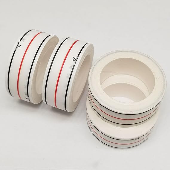 HONEYSEW 4 Rolls Diagonal Seam Tapes Sewing Basting Tape for Sewing