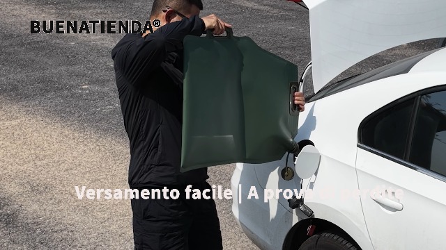 Tanica Plastica Hdpe Nera Tanica Benzina 30 Litri Racefoxx - Approvata ADR, Plastica HDPE Nera, Per Trasporto Sicuro Racefoxx Tanica - 9