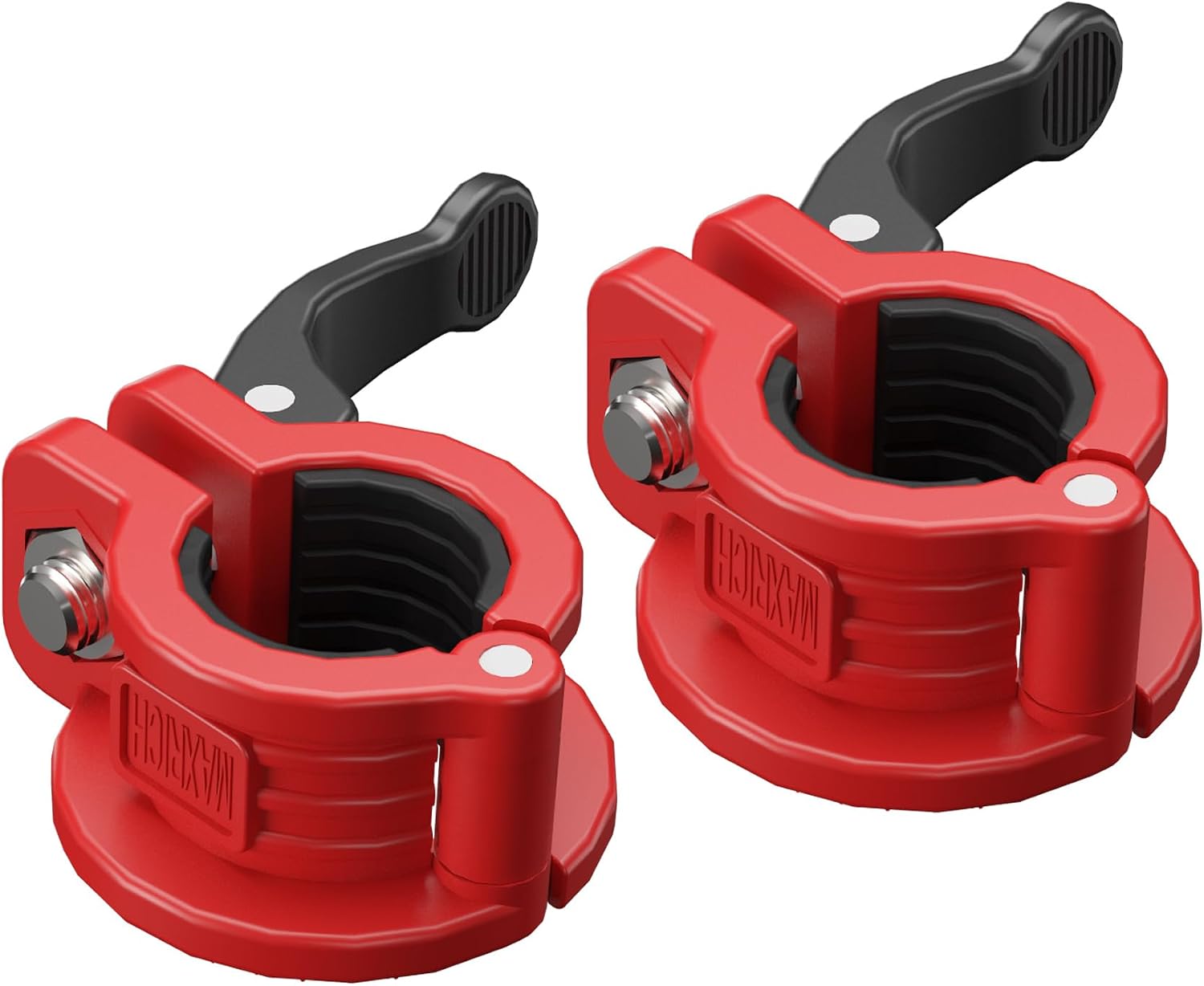 MAXRICH T Barbell Clamp 1 inch Multiple Sizes & Adjustable Weight Clips for Barbell Quick Release Barbell Clips|Barbell Collar Bar Locks for Weight Lifting