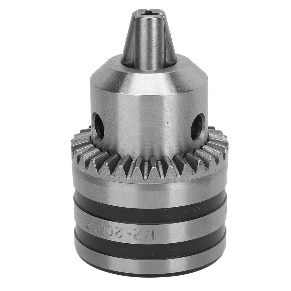 Mandrin de perçage 3.0-16MM 1/2-20UNF, kit d'adaptateur de mandrin de type clé avec adaptateur à tige ronde pour marteau électrique SDS