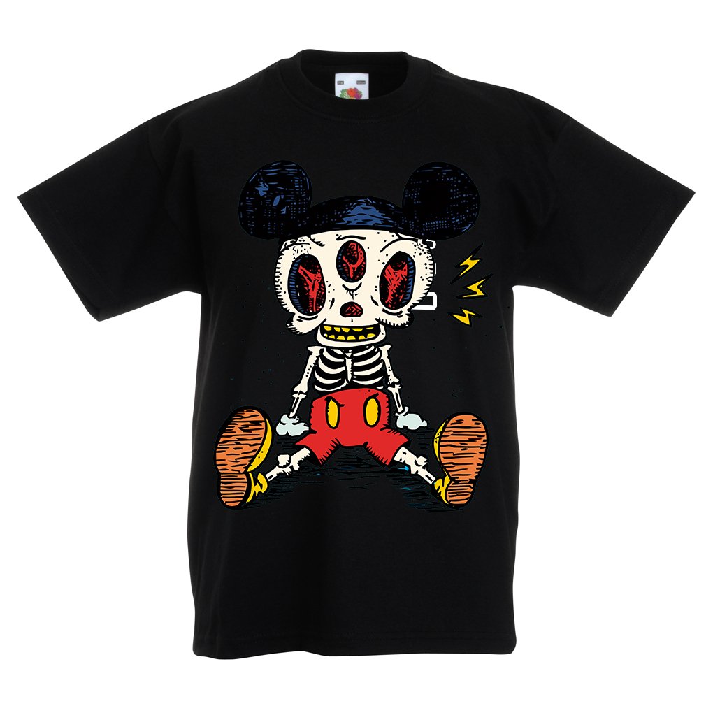 lepni.me Kids T-Shirt Trick or Treat Skull Design Skeleton Halloween Party Outfits