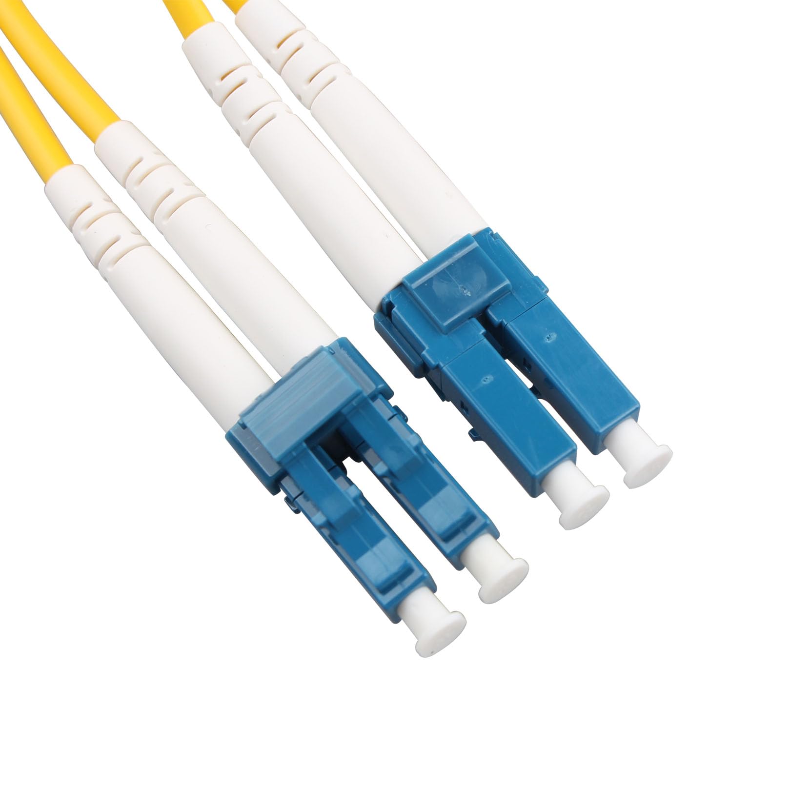 Cable de Fibra Óptica LC a LC OS2 Monomodo Duplex 9/125um LSZH para Instalaciones en Exteriores e Interiores (15M)