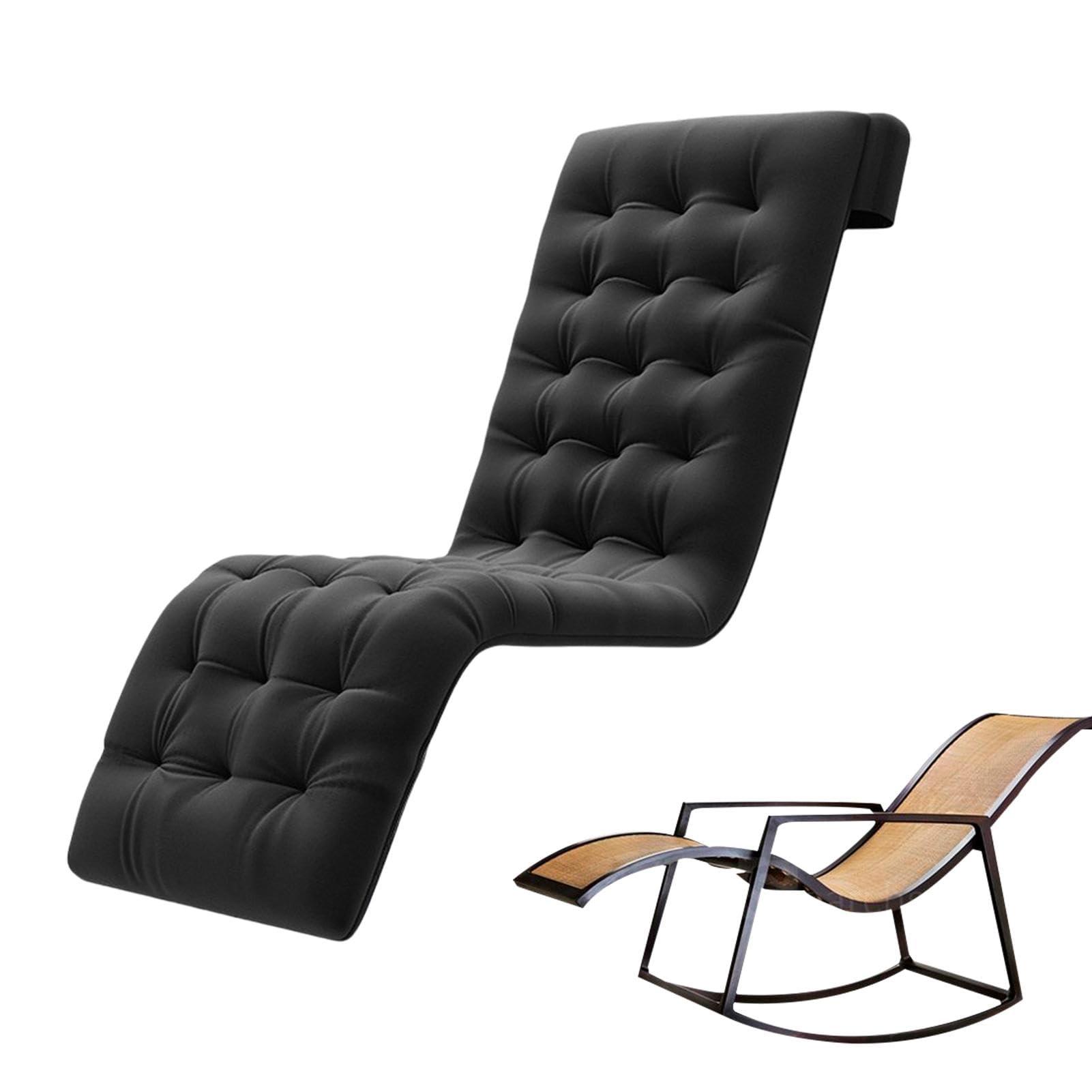 Cojín para mecedora elástico de exterior y asiento transpirable de patio