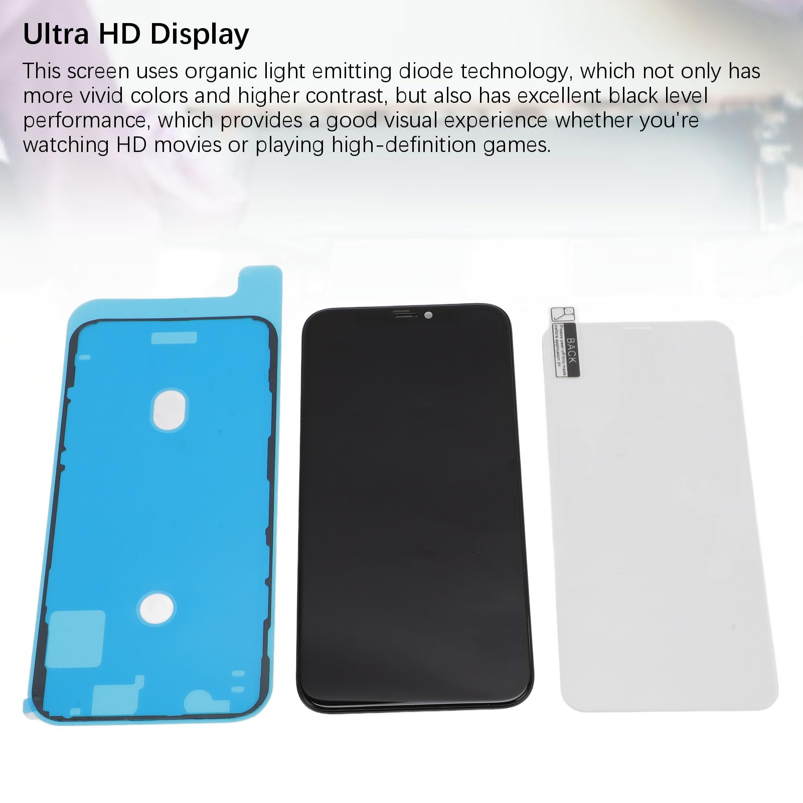 Tangxi Conjunto de Protector de Pantalla Ultra HD para Digitalizador Táctil 3D de Teléfono para 11 Pro - Material con Buena Compatibilidad - para Usuarios de Teléfonos Inteligentes