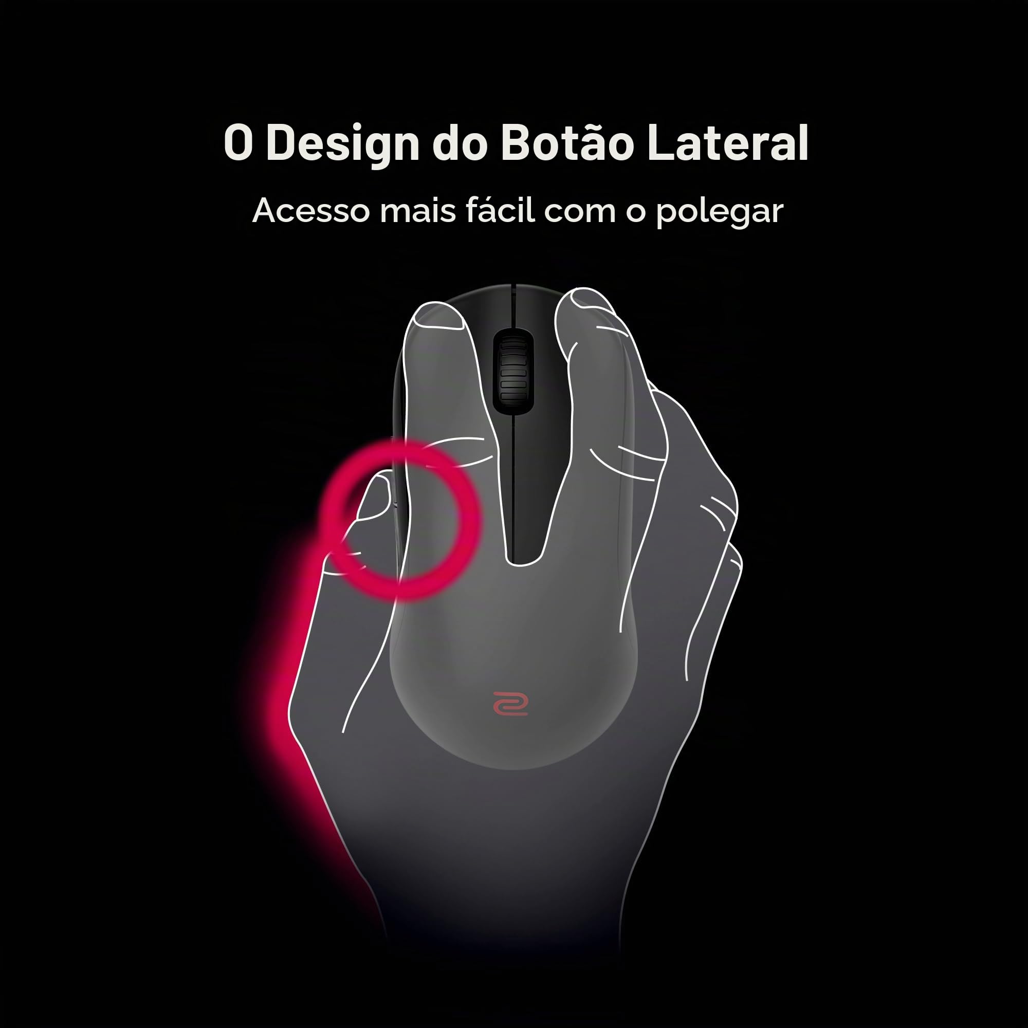 BenQ Zowie U2 Mouse para jogos sem fio | Esportes, ciência do