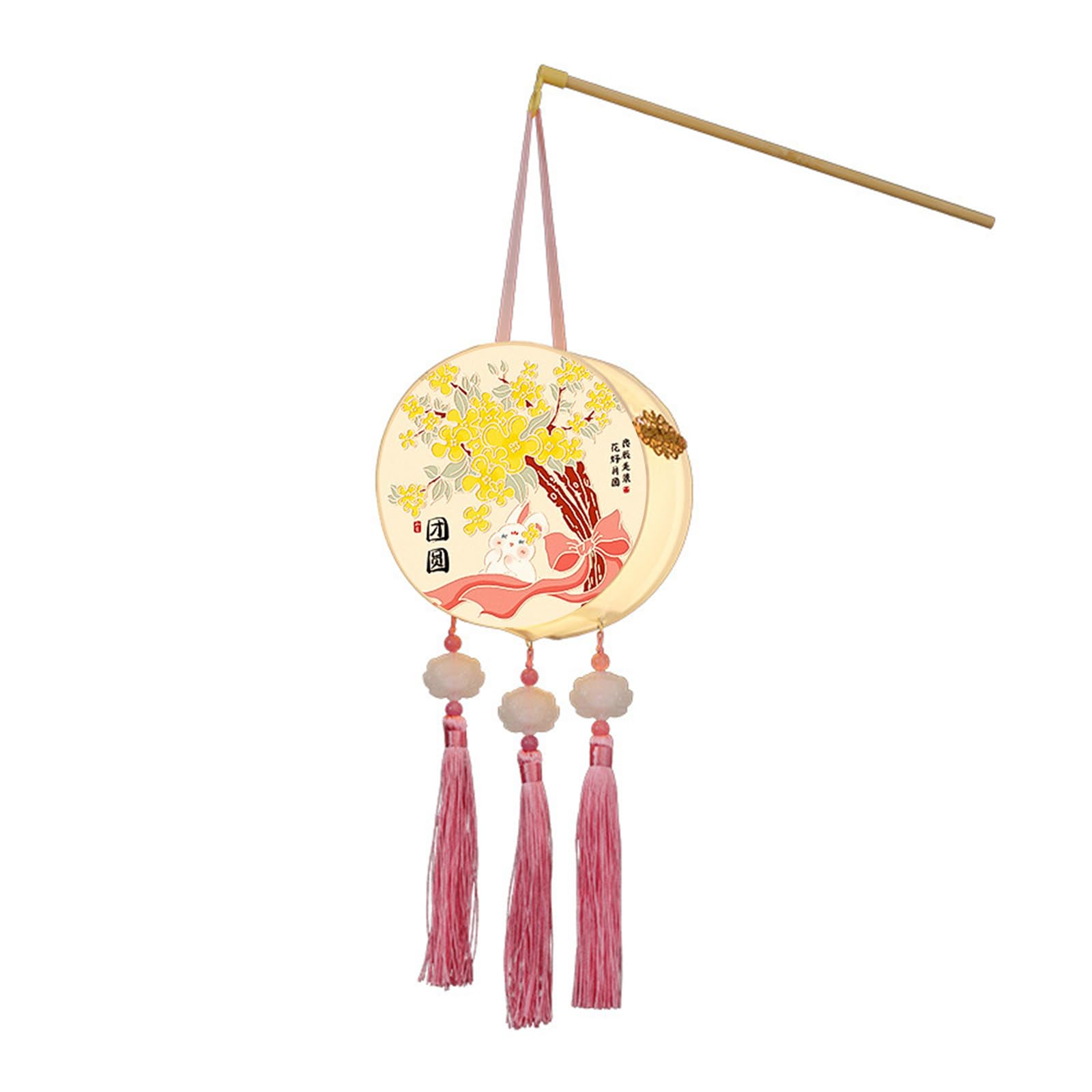 TFAOYS Colorful Rabbits Lamp for Middle Autumn Celebration Festival Decoration Cultural Enthusiasts Gift Ancient Styles Lamp