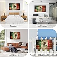 Vista 5 de Banderas de México de 3 x 5 pies, divertida bandera mexicana para el hogar, patio, casa, jardín, fiesta de vacaciones, decoración