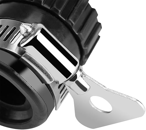 Miniatura 6 de Zerodis Conector universal de manguera de grifo, accesorio de conexión rápida de plástico negro para manguera de jardín, riego, lavadora a presión,