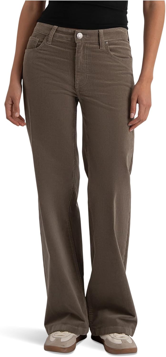 KUT from the Kloth Women's Jeans High-Rise Wide Leg Clean Hem in Rosemary