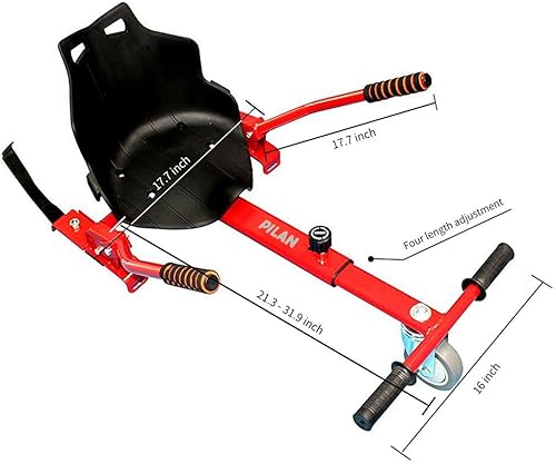 Miniatura 4 de Pilan Cool Mini Kart Hoverboard Accesorios para Ajustable - Todas las Alturas - Todas las Edades - Autoequilibrado Scooter - Compatible con todos
