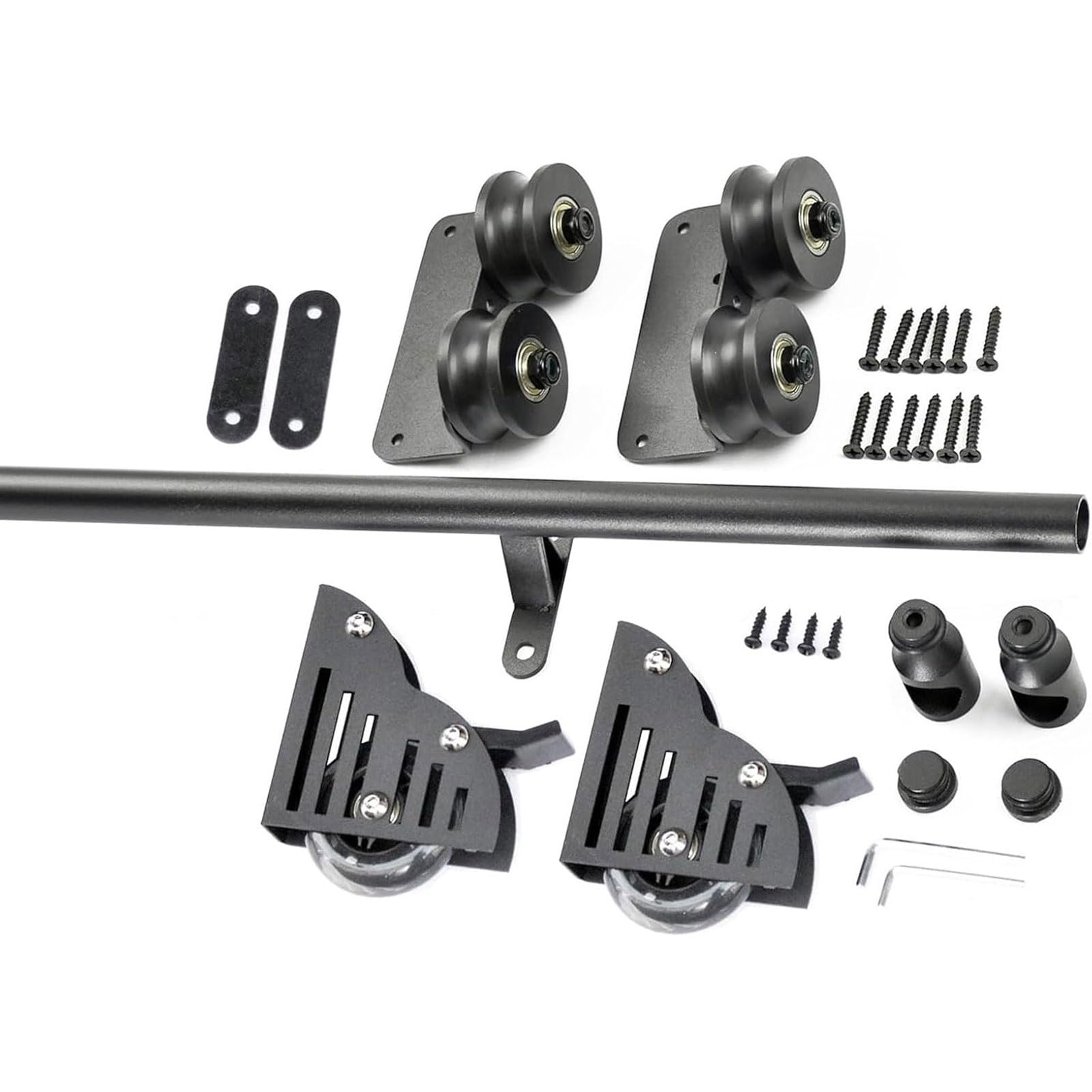Kit de quincaillerie échelle coulissante 732cm en carbone robuste
