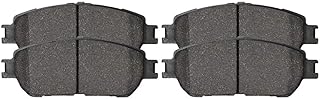 AutoShack SCD906 Front Ceramic Brake Pad Set Driver and Passenger Side Replacement for Lexus ES330 ES300 2004-2008 Toyota Solara 2004-2010 Sienna 2005-2006 Camry 2005-2007 Avalon 2005-2015 Tacoma 4WD