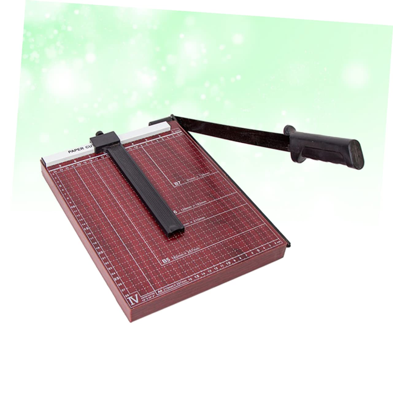 Taglierina per Carta con Base Resistente e Lame Robuste per Taglio Preciso Blocco Automatico per Pressione Uniforme per Ufficio e Casa