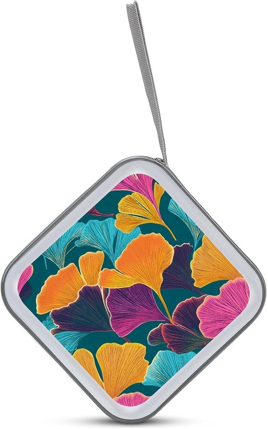 Ginkgos Shamrocks Protective CD Case Storage Rack 40 Capacity DVD Holder Organizer Car Travel