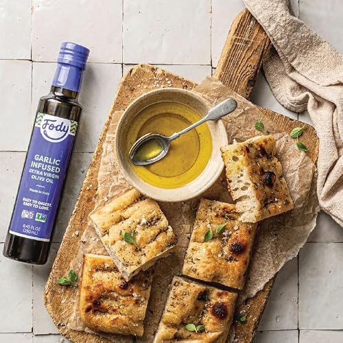 Fody Foods Vegan Extra Virgin Olive Oil, Italian Made Garlic Infused, Cold-Pressed, Low FODMAP Certified, Gut & IBS Friendly - Thumbnail 4
