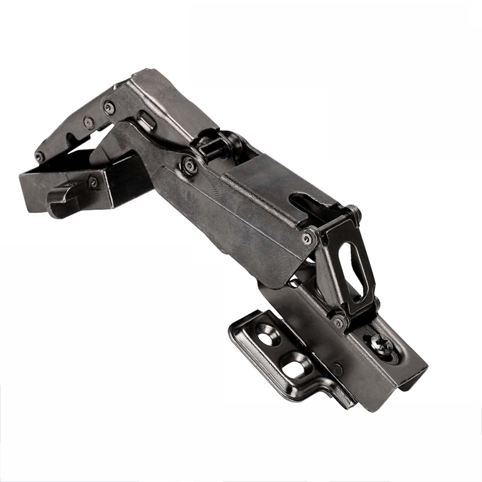 10 Pack 165° Cabinet Hinges, Folding Hinge Soft Close Furniture Concealed Combination Warerobe Door 25Mm Full Overlay,Big Bend(Middle Bend)