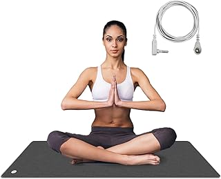 Grounding Mat,Reduce Pain, Reconnect to The Earth Heath Recovery,35.4x23.6 inches Fits for Better Working,Sleep Assist and Helps with Anxiety