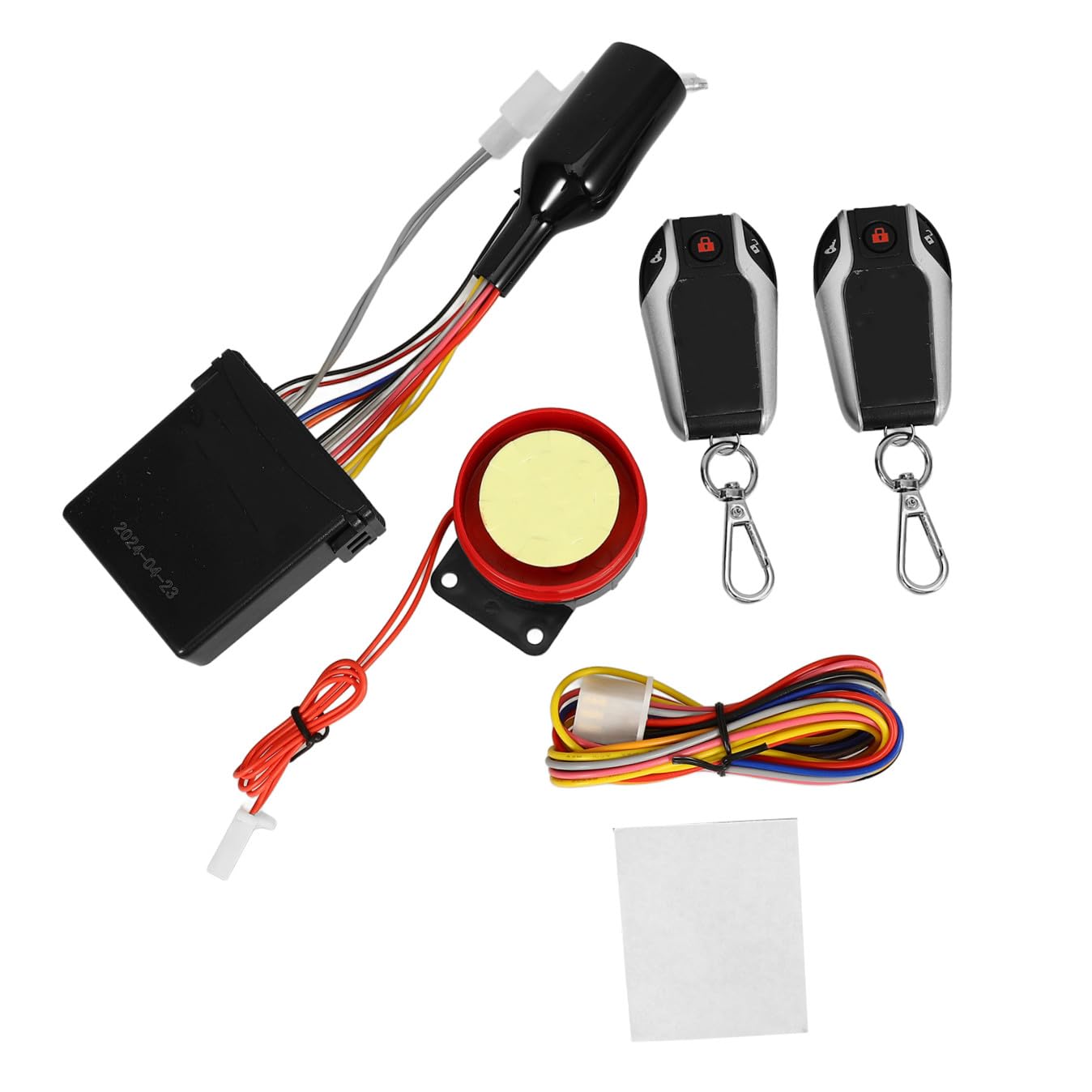 PACKOVE Allarme per Moto Avviamento a Distanza 12v Kit Antifurto Moto Atv Blocco Automatico e Allarme Sonoro per Sicurezza Veicoli in Condizioni Atmosferiche Avverse