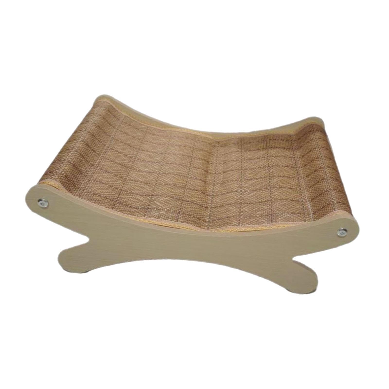 Raised Cat Sofa Bed Indoor Cats Lying Couch Kitten Scratching Bed Plush Lounger Furniture- Polyester