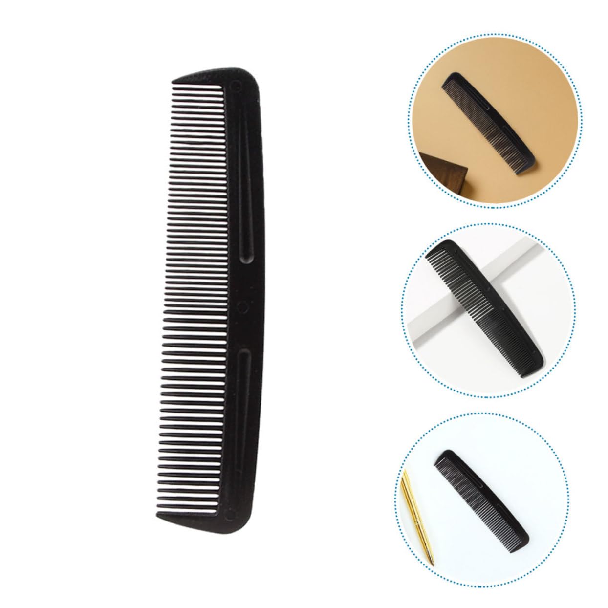200 Piezas Peines Cabello Peine de Viaje Portátil Finos y Anchos para Peluquería al Aire para Uso Diario y Viajes Adecuado para Hombres y Mujeres Hogar y Exteriores