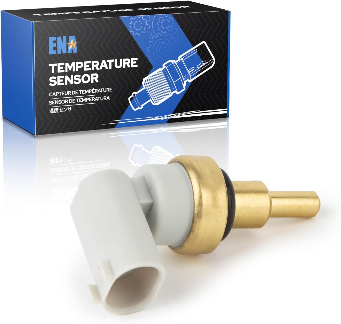 ENA Engine Coolant Temperature Sensor Compatible with Chevy Chevrolet Aveo Aveo5 Pontiac G3 1.6L l4 2009 2010 2011 Replaces TX181 96476965