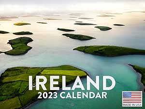 Ireland Calendar 2023 Monthly Wall Hanging Calendar Emerald Isle Irish
