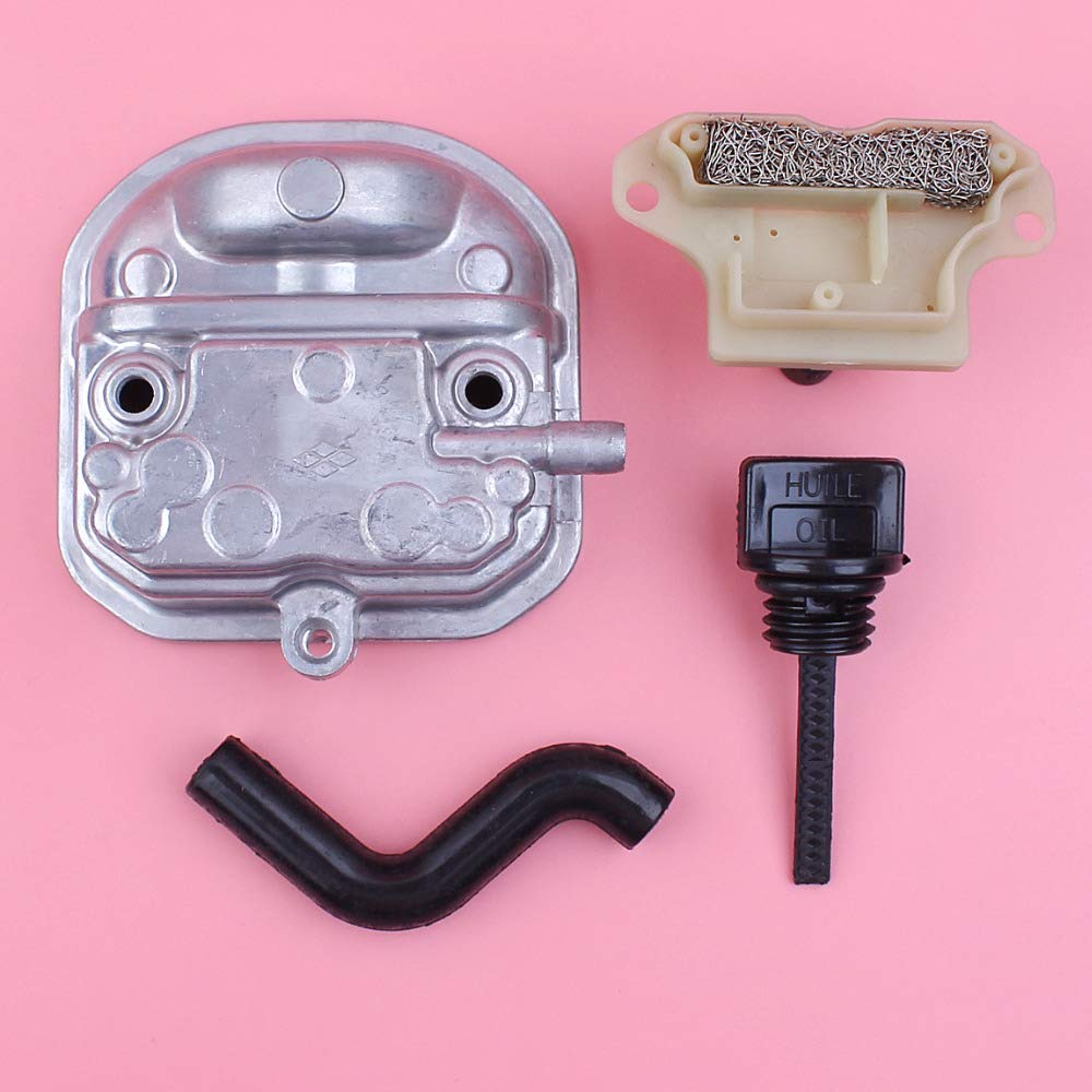 Kit de filtro de varilla de nivel de manguera de tubo de aceite de respiradero de cubierta de culata de repuesto for Motor de cortacésped GX35 GX 35
