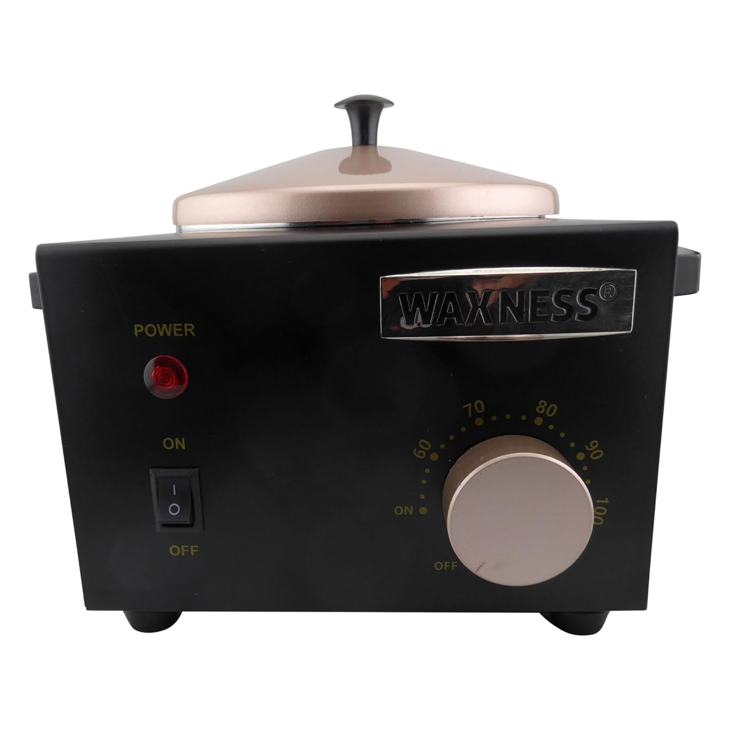 Waxness Professional Metallic Wax Heater WN5001 Black Elite-Series 1 Lb 5 Years Warranty