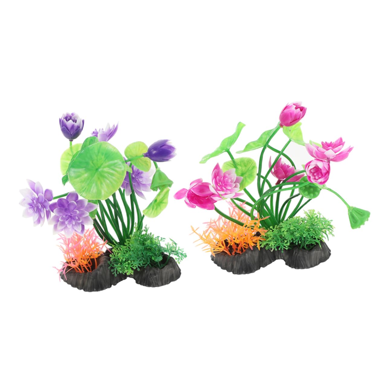 BESPORTBLE 10stücke Künstliche Wasserpflanzen Für Aquarien Dekorative Wasserpflanzen Lebensechte Aquarienlandschaft Für Fischbecken-Dekoration