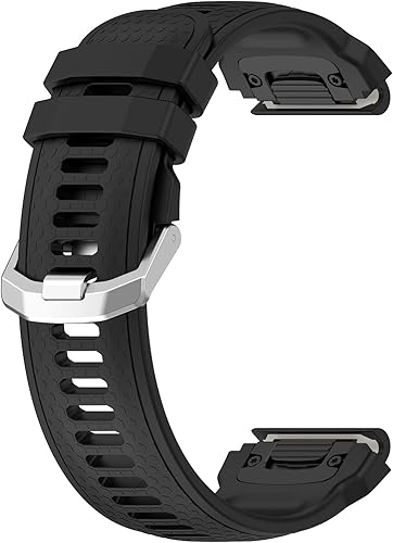 Miniatura 9 de FitTurn Paquete de 2 correas compatibles con Amazfit Falcon, 0.866 pulgadas (0.866 in) de silicona suave de fácil ajuste, correa de repuesto para