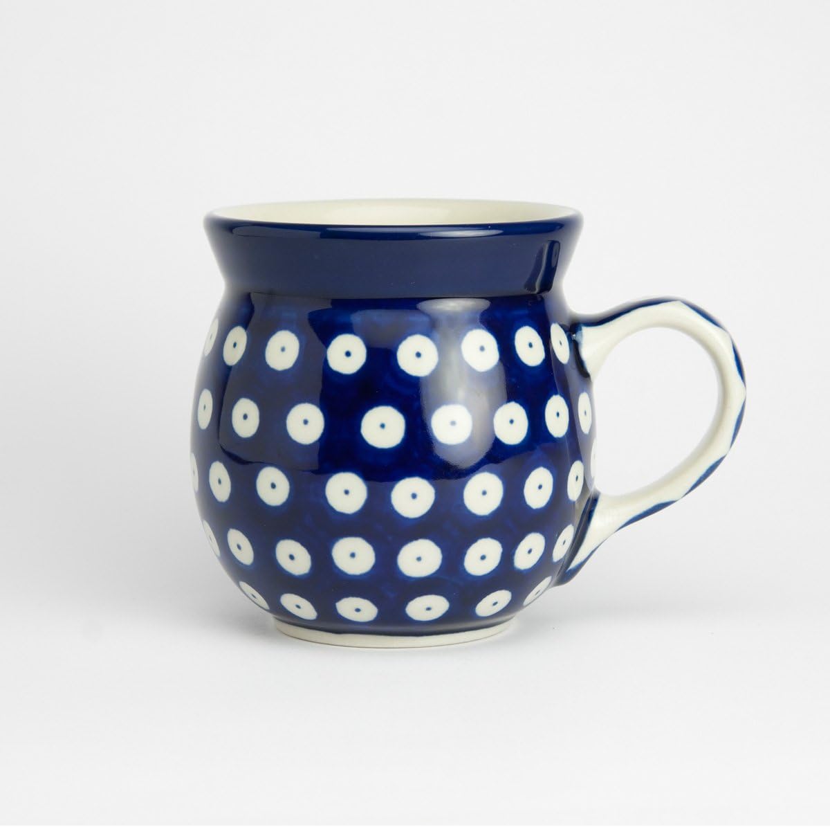 Polish Pottery 210ml Lady Mug - Blue Eyes