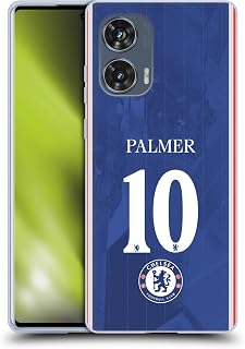 Head Case Designs Officially Licensed Chelsea Football Club Cole Palmer 2025/26 Players Home Kit 1st Group Gel Case [Military Grade Protection] Compatible with Motorola Edge 50 Fusion
