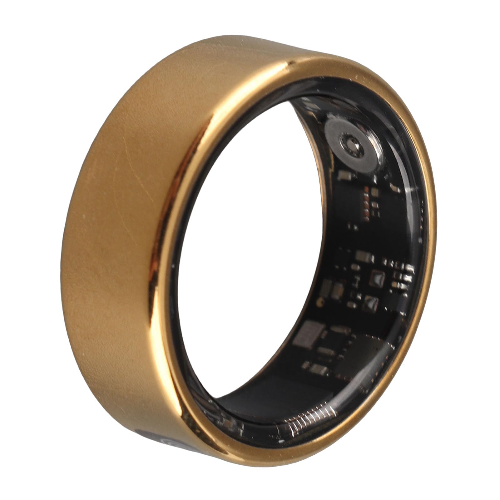 Bague Intelligente avec étui de Chargement IP68, Tracker d'activité, podomètre, Moniteur de fréquence Cardiaque pour Hommes et Femmes, Montre Intelligente de Sport en Acier (#9)