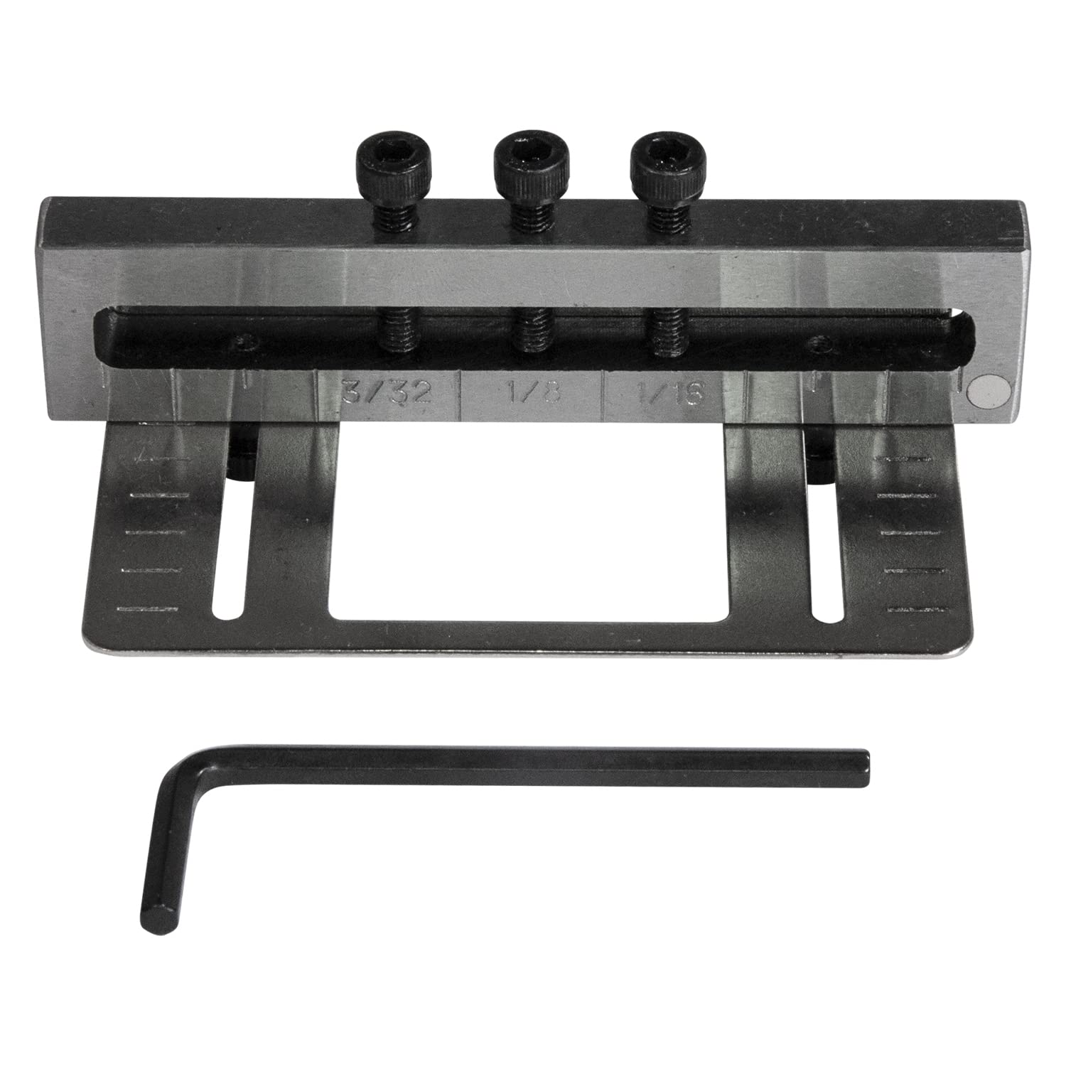 Deluxe 3 Hole Maker Punch Jig Jewelry Making Metal Plastic Punch Charm Tool 1/16 3/32 and 1/8